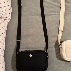 Lululemon Athletica Black camera bag crossbody